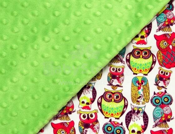 „La Millou“ menas. 84329 Saugos diržų dangtelis „Wild Owls &amp; Green“ saugos diržų dangteliai
