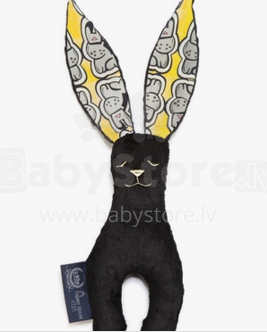 La Millou Art. 84473 Bunny M. Wieczerzak Bunny Libido Black Mīksta miega rotaļlieta Trusis