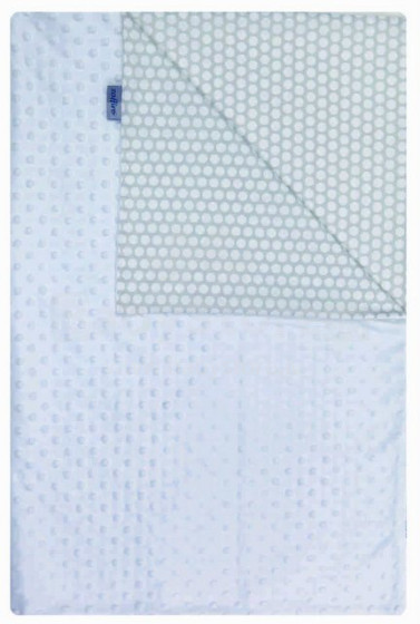 Womar Zaffiro Art.30306 Blue Plediņš divpusējs no mikrofibras (izm.75x100 cm)
