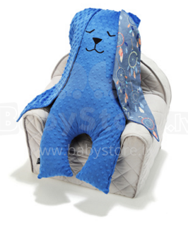 „La Millou“ menas. 84568 „Big Bunny Dobbit Electric Blue Dream Catcher“ minkštas miego žaisliukas Triušis