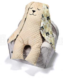 „La Millou“ menas. 84585 „Big Bunny Dobbit Latte Pure Bears“ minkštas miego žaisliukas Triušis