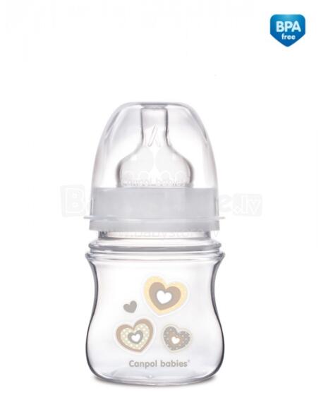 Canpol Babies 35/216 butelis su silikoniniais čiulptukais nuo kolikų, 120 ml (0+ mėn.)