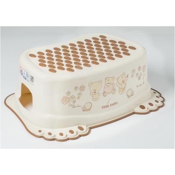 „Step-step BEAR“ baltas, „TegaBaby MS-017“