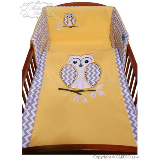 Belisima Art.P01-310 gultas veļas komplekts no 3 daļām '' Owl '', 120x90/+160cm