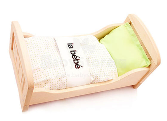 La Bebe™ Cotton Baby Doll Bedding Set Art.85215 Комплект постельного белья для куклы в горошек [без кровати]