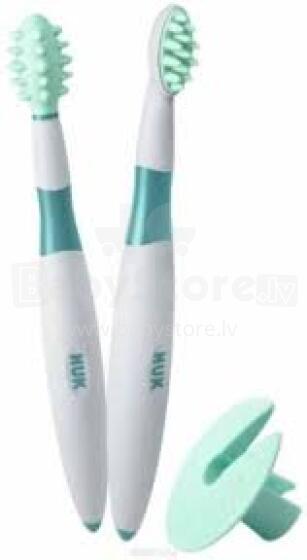 Nuk Cleaning Set Art.SE20 mokomasis dantų šepetėlių rinkinys