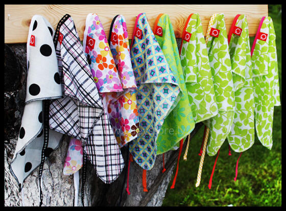 Qubo ™ Q-Band Art.339 mergaitiškas medvilninis šalikas - bandana [šalikas]
