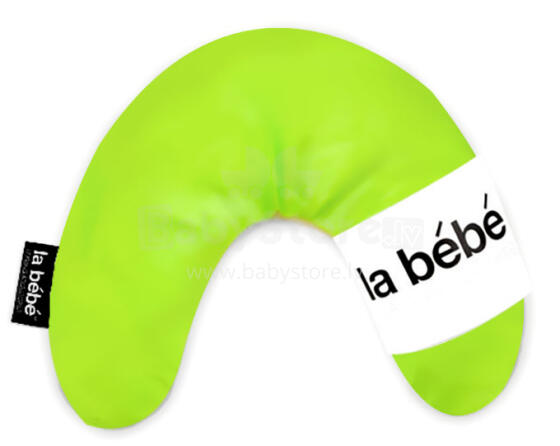 La Bebe™ Mimi Pillow Art.5187 Lime Travel pillow, 19x46 sm
