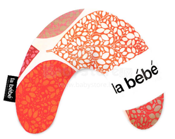 „La Bebe ™“ medvilnės pagalvė „Mimi“ slaugai, 45292, „Deco Orange“ pasagos pagalvėlė 19x46cm