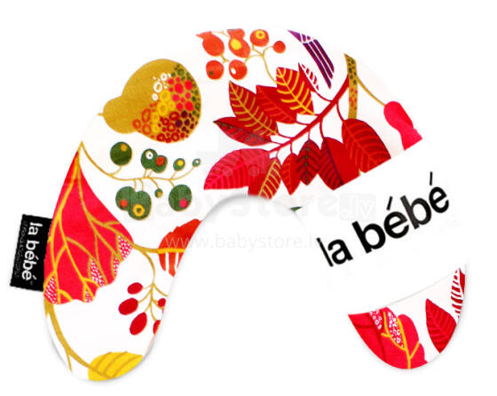„La Bebe ™ Mimi“ slaugos medvilnės pagalvė, 81047, rudens derliaus grikių pasagos pagalvėlė, 19x46cm