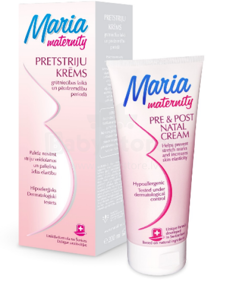 Maria Maternity Art.85676 Kremas odos strijoms nėštumo metu, 200 ml