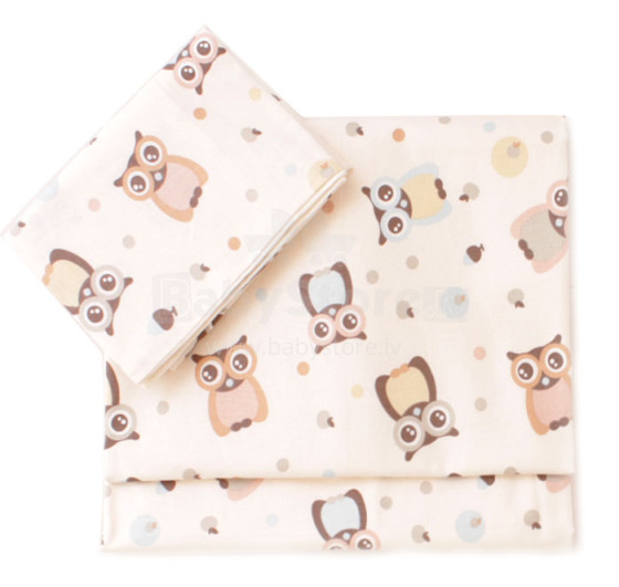 Troll Bedding Set for Crib 2 Owls Комплект постельного белья для колыбельки
