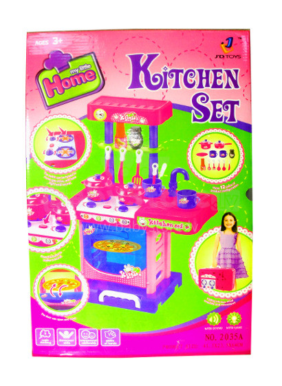 My Little Home Art.2035A Kitchen Set Interaktīvā Rotaļu virtuve ar skaņas un gaismas efektiem