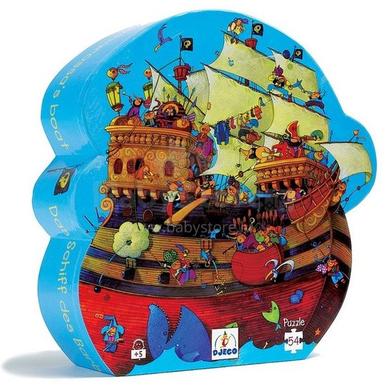 Djeco Puzzle Barbarossa Art.DJ07241 Dėlionė - Laivas