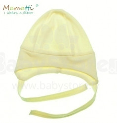„Mamatti Art.CW004 Baby“ 100% medvilnės kepurė