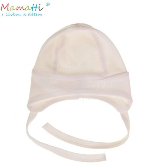 „Mamatti Art.CW003 Baby“ 100% medvilnės kepurė