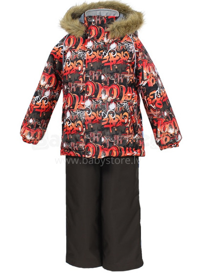 Huppa'17 Winter Art.41480030-62281 Утепленный комплект термо куртка + штаны [раздельный комбинезон] для малышей(размер 110 см)