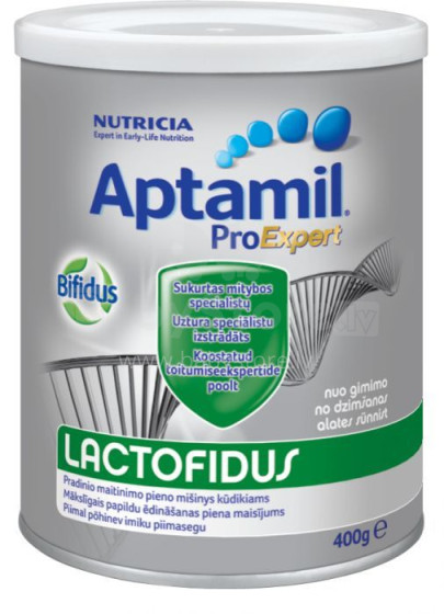 Aptamil Lactofidus Proexpert Art.86470 Mākslīgais piena maisījums, no dzimšanas, 400g
