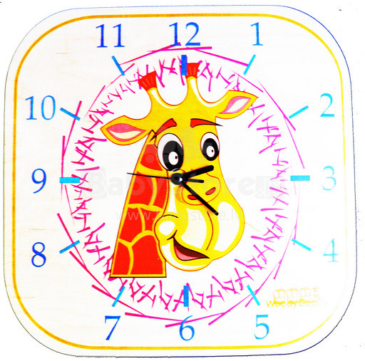 WoodyGoody Art. 52386 Pulkstenis 'Žirafe'