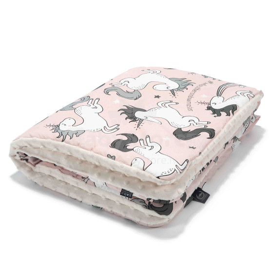 La Millou '19 Toddler Blanket  Art. 86585 Unicorn Pink  Высококачественное детское двустороннее одеяло (80x100 см)