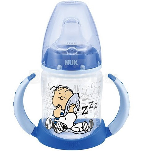 Nuk First Choice Snoopy  Art.10215194  Бутылочка-поильник  с насадкой для питья с силиконовой соской с 6 мес. 150 мл.