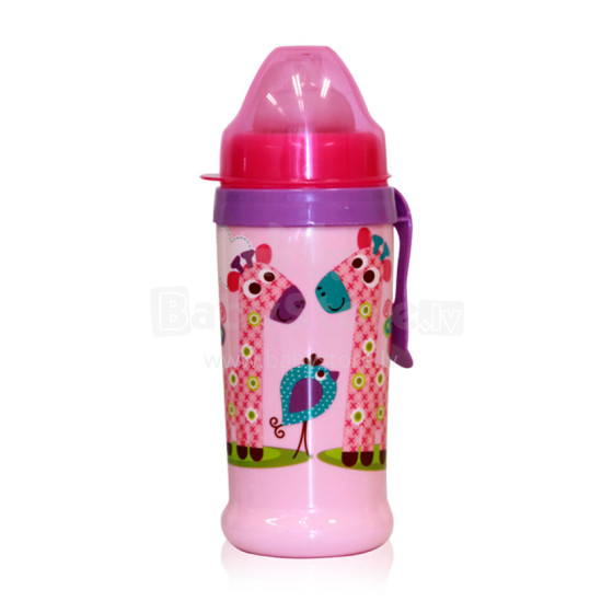 Lorelli Clip Pink Art.1020056 Спортивная бутылочка 360 мл