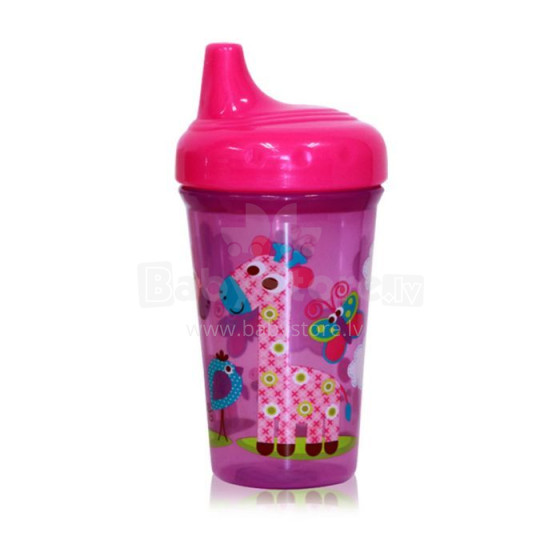 Lorelli Zoo Pink Art. 1023037 Sportinis butelis su snapeliu 300 ml