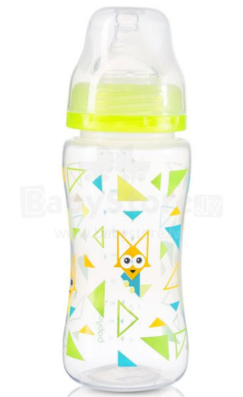 BabyOno Art.404 Baby Anti Colic bottle with silicone soother 300 ml BPA FREE