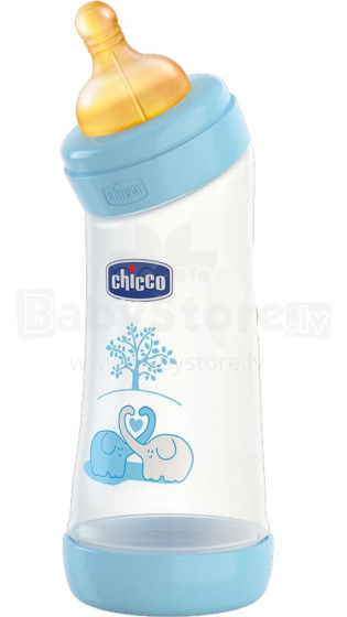 Chicco Art.70720.20 Plastmasas pudelīte liekta 250ml Zilā 0+M