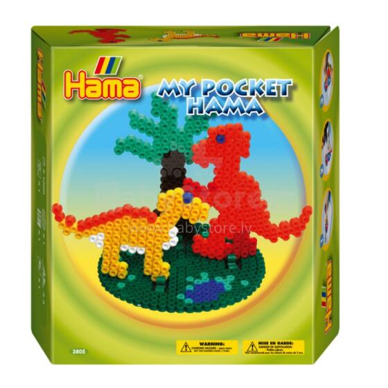 „Hama Midi“ dinozaurų menas