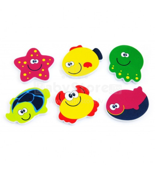 Babymix Art.GS-OS1 Vonios žaislai Jūros gyvūnai