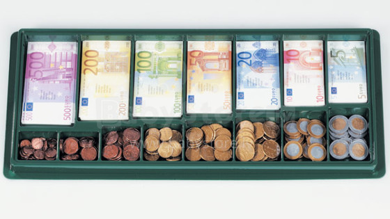 Euro Art.001031 Žaidimų pinigų rinkinys Euro su dėžute