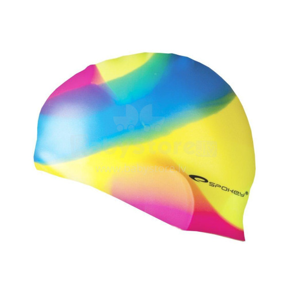 Spokey abstraktus menas. 85367 Aukštos kokybės silikoninė baseino (plaukimo, plaukimo kepurės) kepurė