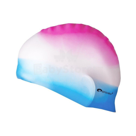 Spokey Abstract Art. 85370 Augstas kvalitātes silikona peldēšanas cepure