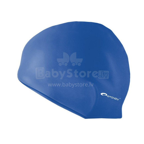 Spokey Summer Art. 85346 Augstas kvalitātes silikona peldēšanas cepure zila