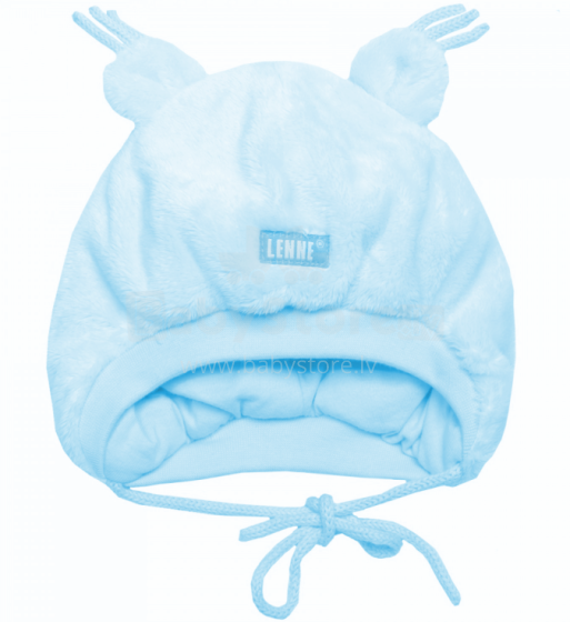 Lenne '17 Art.15371-16371/400 Berna Knitted hat  blue Bērnu silta plīša cepure
