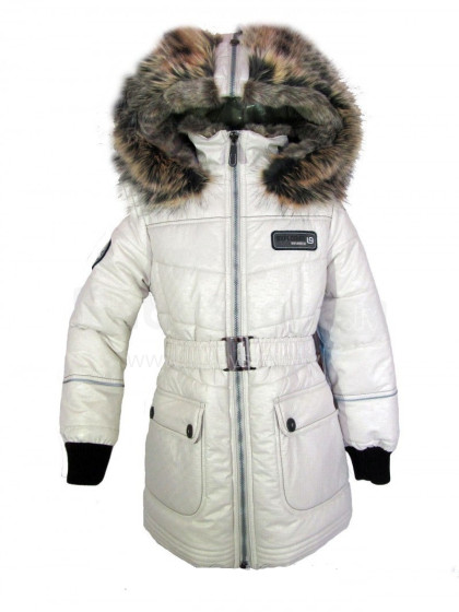 Lenne '17 Greta 16361/107 vaikų šiltas žieminis šilko striukė-paltas (Matmenys 128-170 cm)