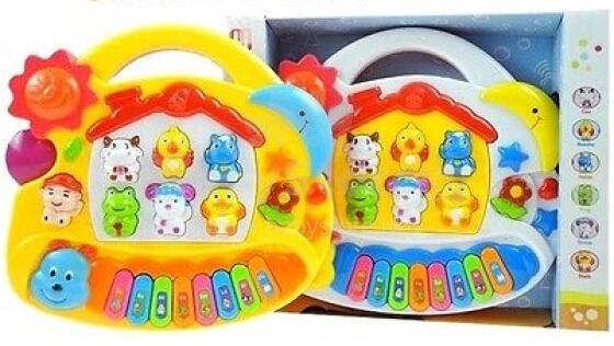 Kidi Play Art.5002 Muzikinis žaislinis pianinas su garsais ir šviesomis