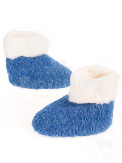 „Eco Wool Standard Junior Art.2401“ vaikiškos šlepetės iš merino vilnos