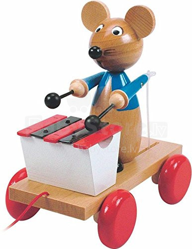 Woodyland Art.90197 Развивающая игрушка Мышка с ксилофоном