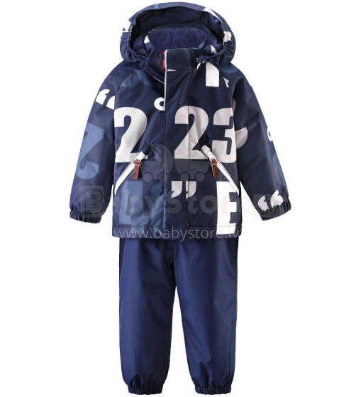 Reima'17 Nappaa Art.513099-6984 Šilta kūdikio žieminė šiltų kostiumų striukė + kelnės (80,86cm)