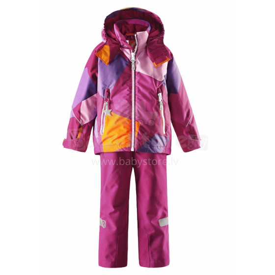 „Reima'17 Casula Kiddo“ art. 523098-4834 Šilta kūdikio žieminė šiltų kostiumų striukė + kelnės (134 140 cm)