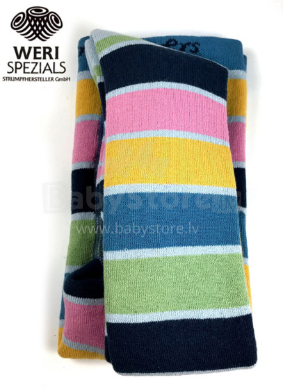 Weri Spezials Color Stripe Art.89144 Детские Колготочки Фротэ 56-160 размер