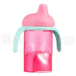 Non spill drinking cup Difrax Pink/green