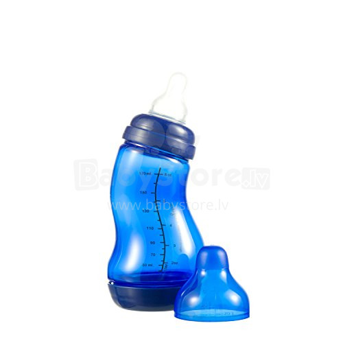 Difrax S-formas pudelīte 170 ml Dark blue  Art.705