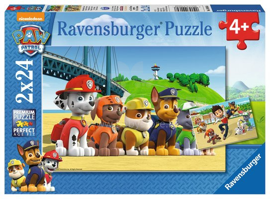 Ravensburger Paw Patrol Puzzle Art.090648 dėlionės 2x24