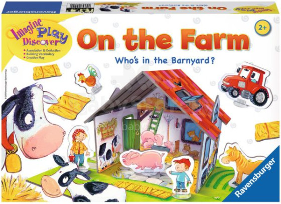 Ravensburger On The Farm  Art.24510 Настольная игра Друзья на ферме
