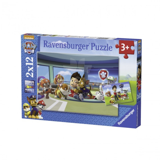 „Ravensburger Puzzle Art.07598“ galvosūkiai 2x12