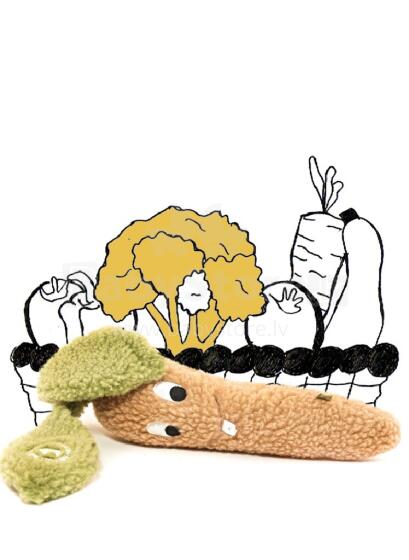 Eco Wool Art.1423-72 Morkų minkštas žaislas iš natūralios vilnos