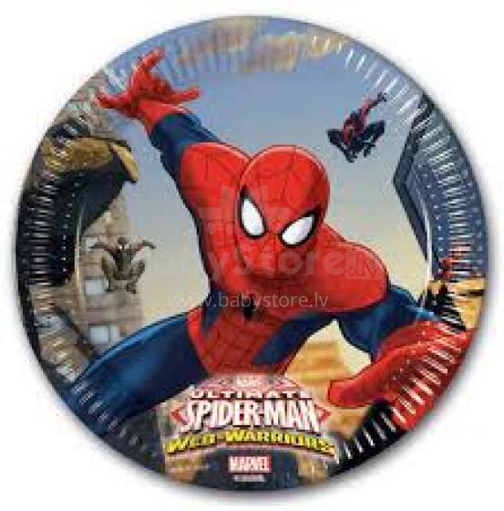 Procos Spider-Man Art.6121239 Набор тарелочек для праздника 8 шт.